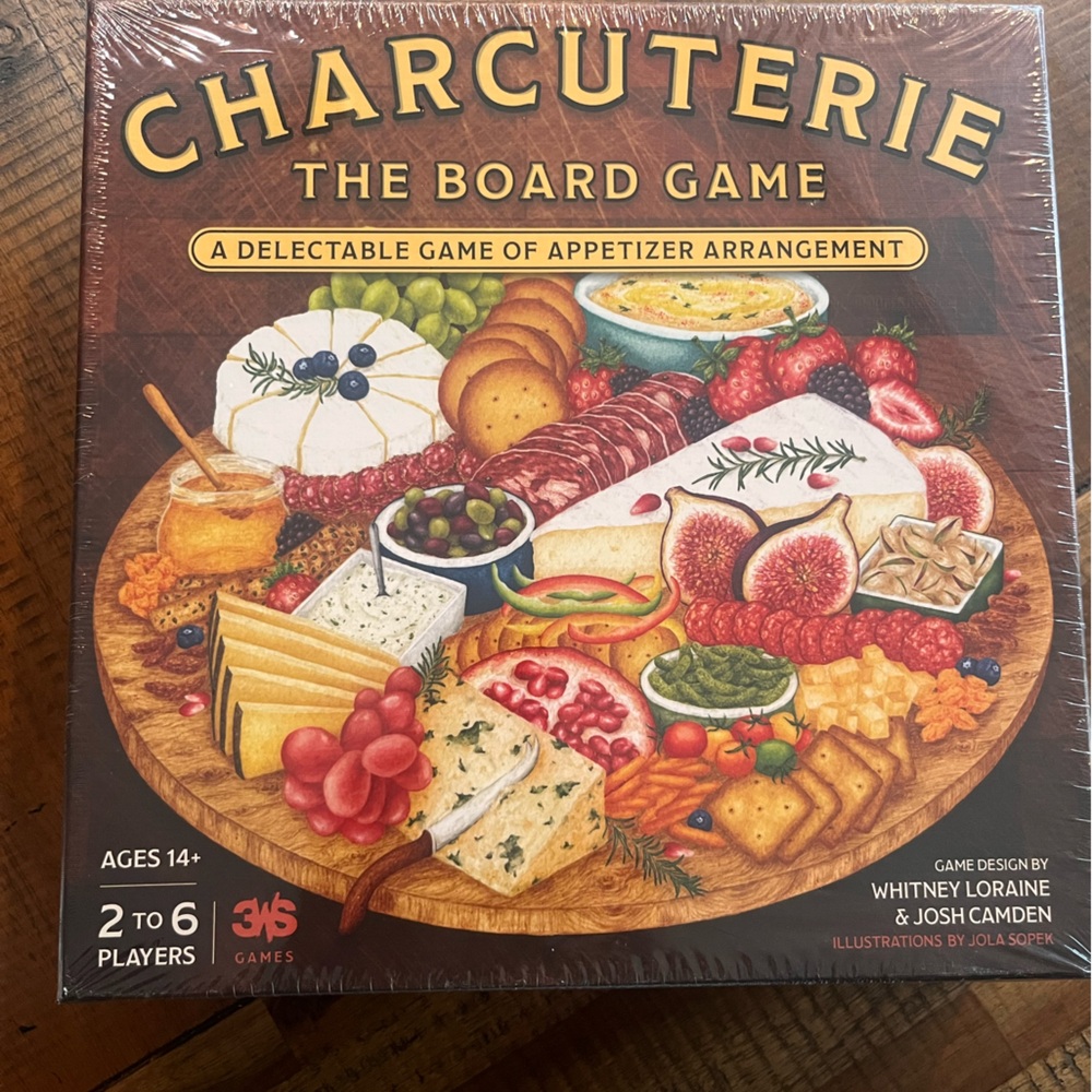 Charcuterie The Board Game - A Delectable Game of Appetizer Arrangement.  New